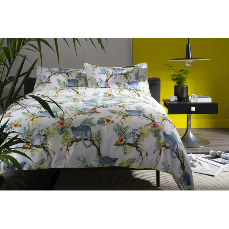 Deyongs 1846 White/Green Reinforced Cotton 144 TC Reversible Modern